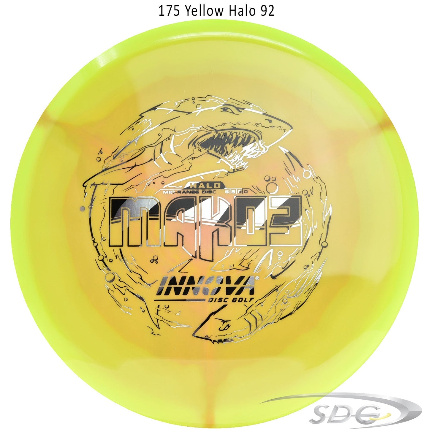 innova-halo-star-mako3-disc-golf-mid-range 175 Yellow Halo 92 