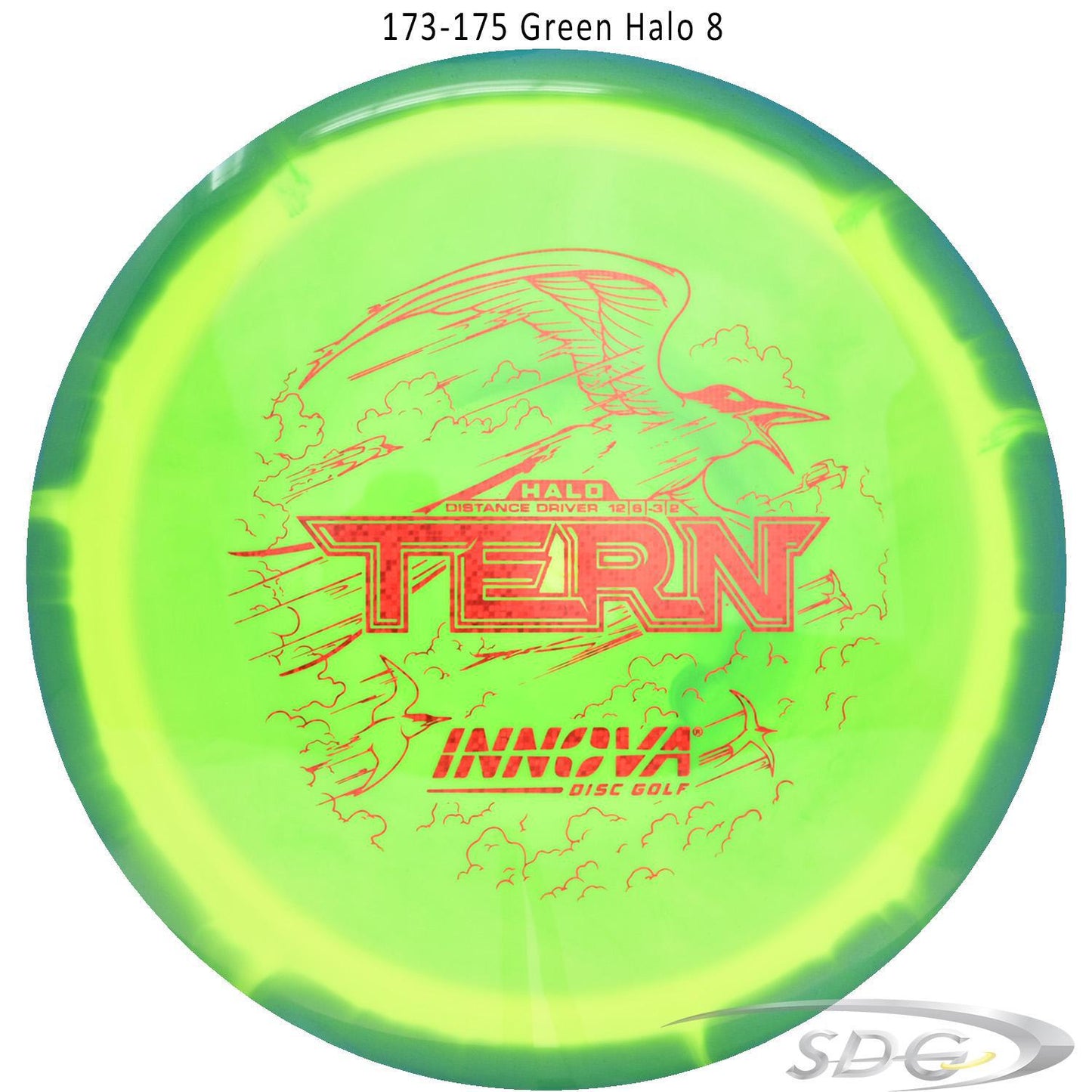 innova-halo-star-tern-disc-golf-distance-driver 173-175 Green Halo 8 