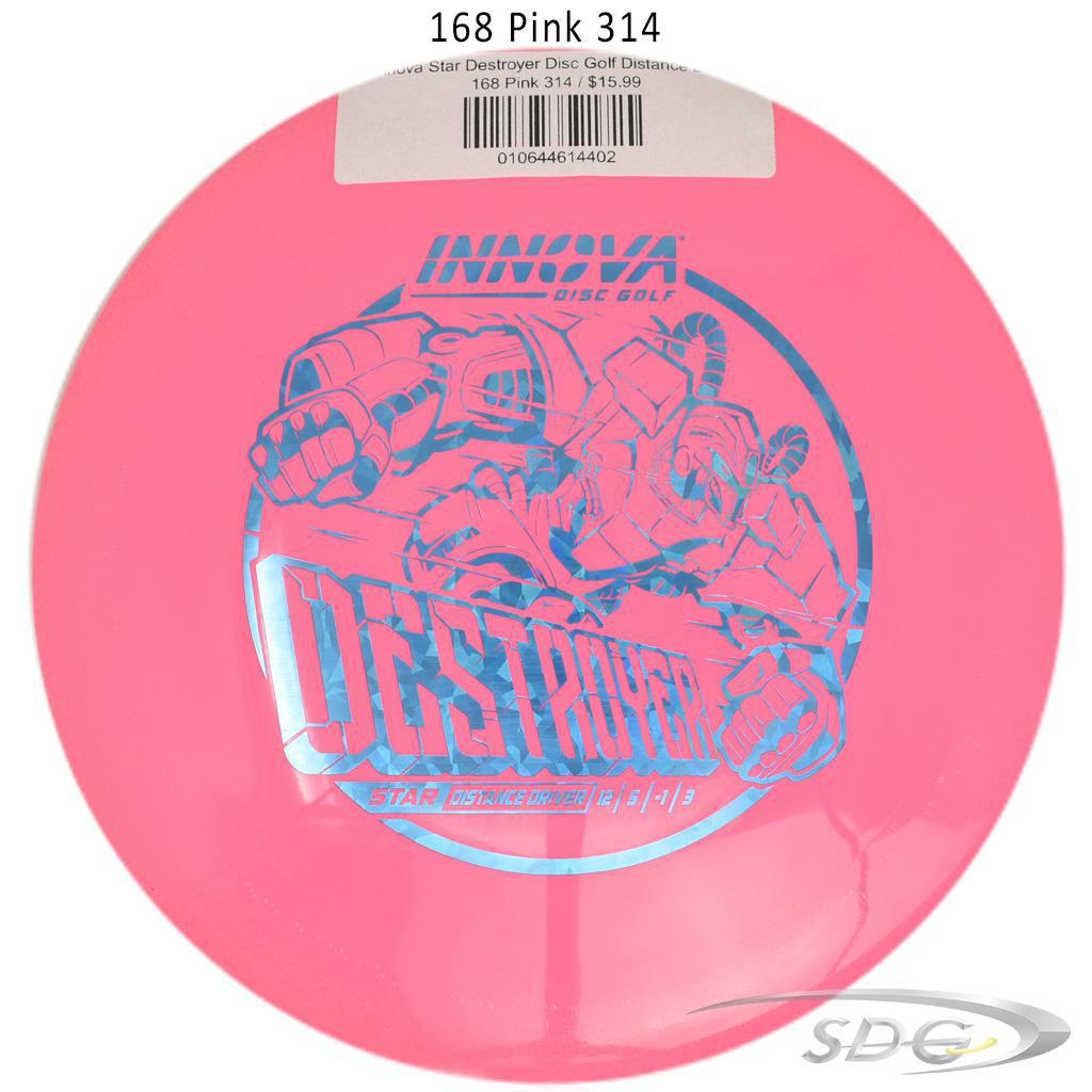 innova-star-destroyer-disc-golf-distance-driver 168 Pink 314 