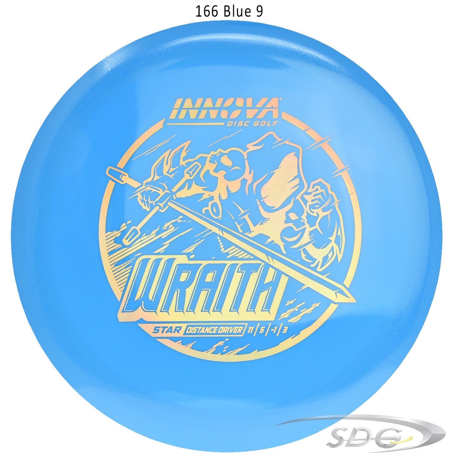 innova-star-wraith-disc-golf-distance-driver 166 Blue 9 