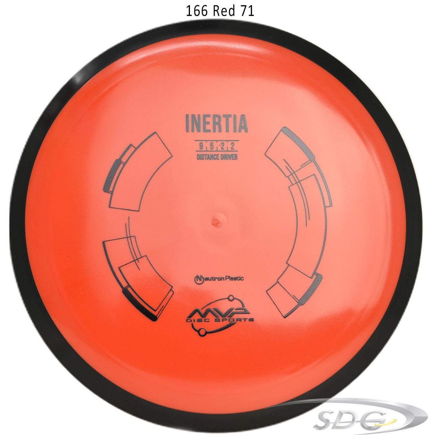 mvp-neutron-inertia-disc-golf-distance-driver 166 Red 71 