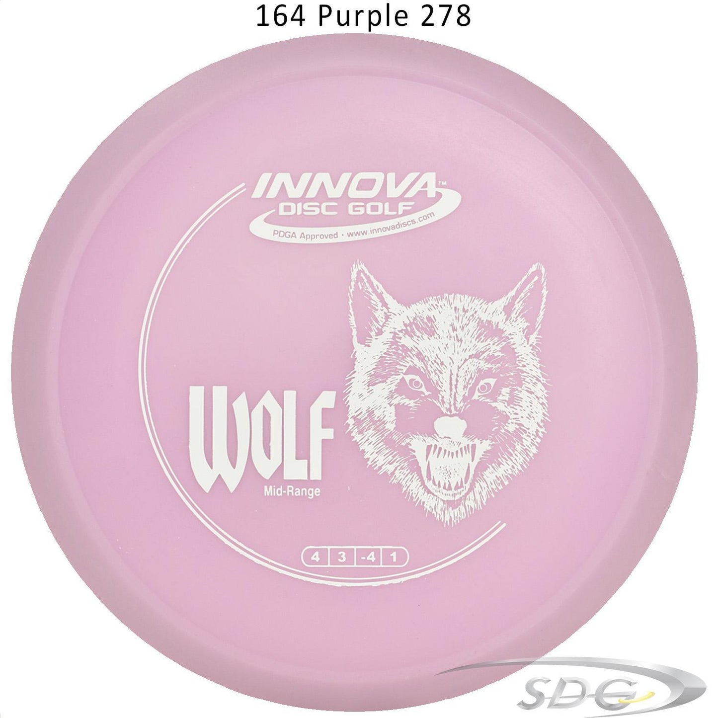 innova-dx-wolf-disc-golf-mid-range 164 Purple 278 