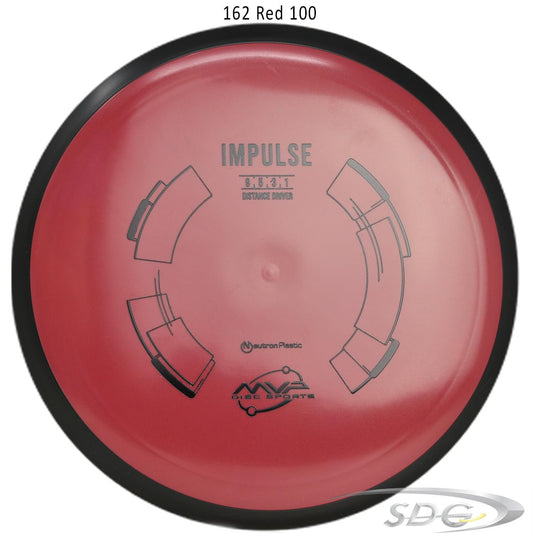 mvp-neutron-impulse-disc-golf-distance-driver 162 Red 100 
