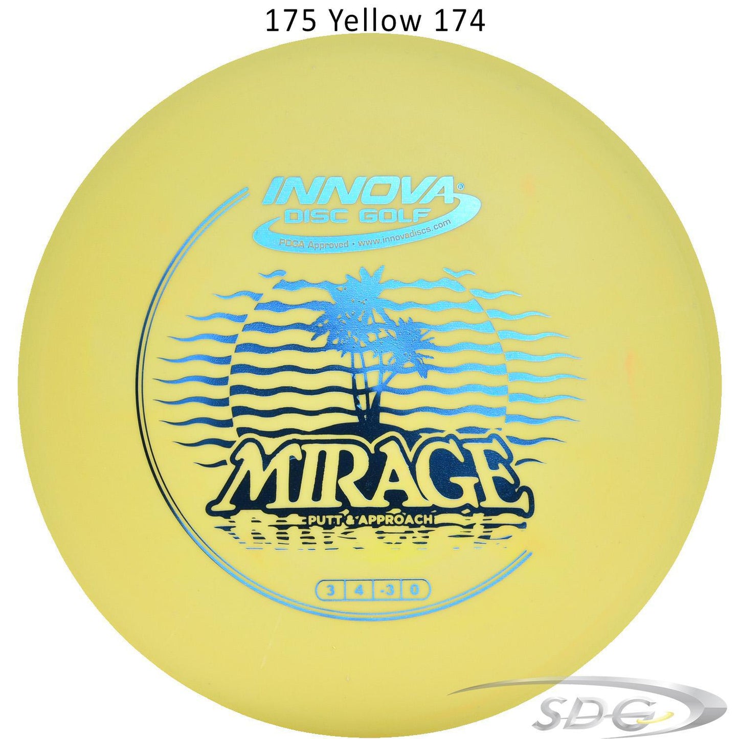 innova-dx-mirage-disc-golf-putter 175 Yellow 174 