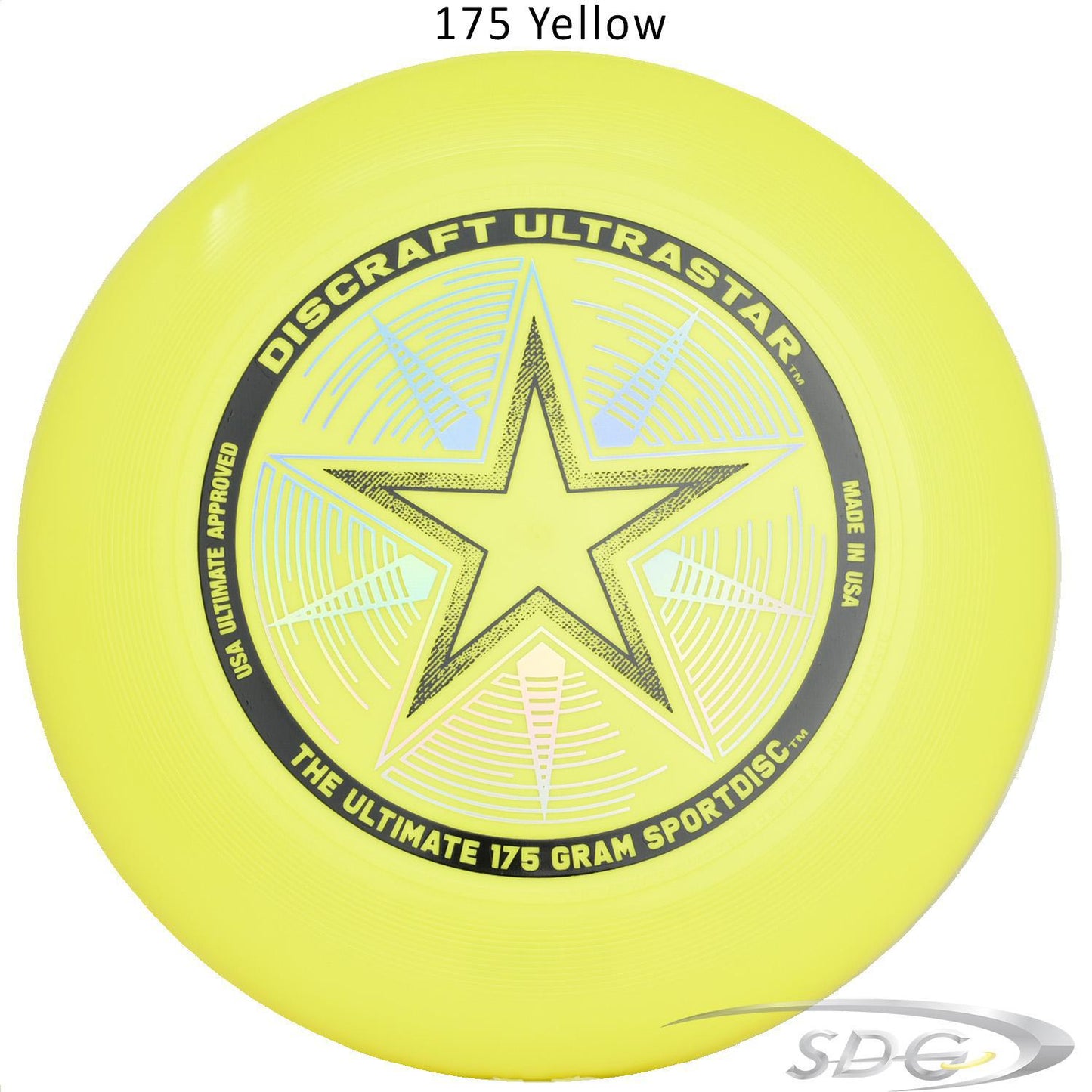 discraft-ultra-star-sportsdisc-disc-golf 175 Yellow