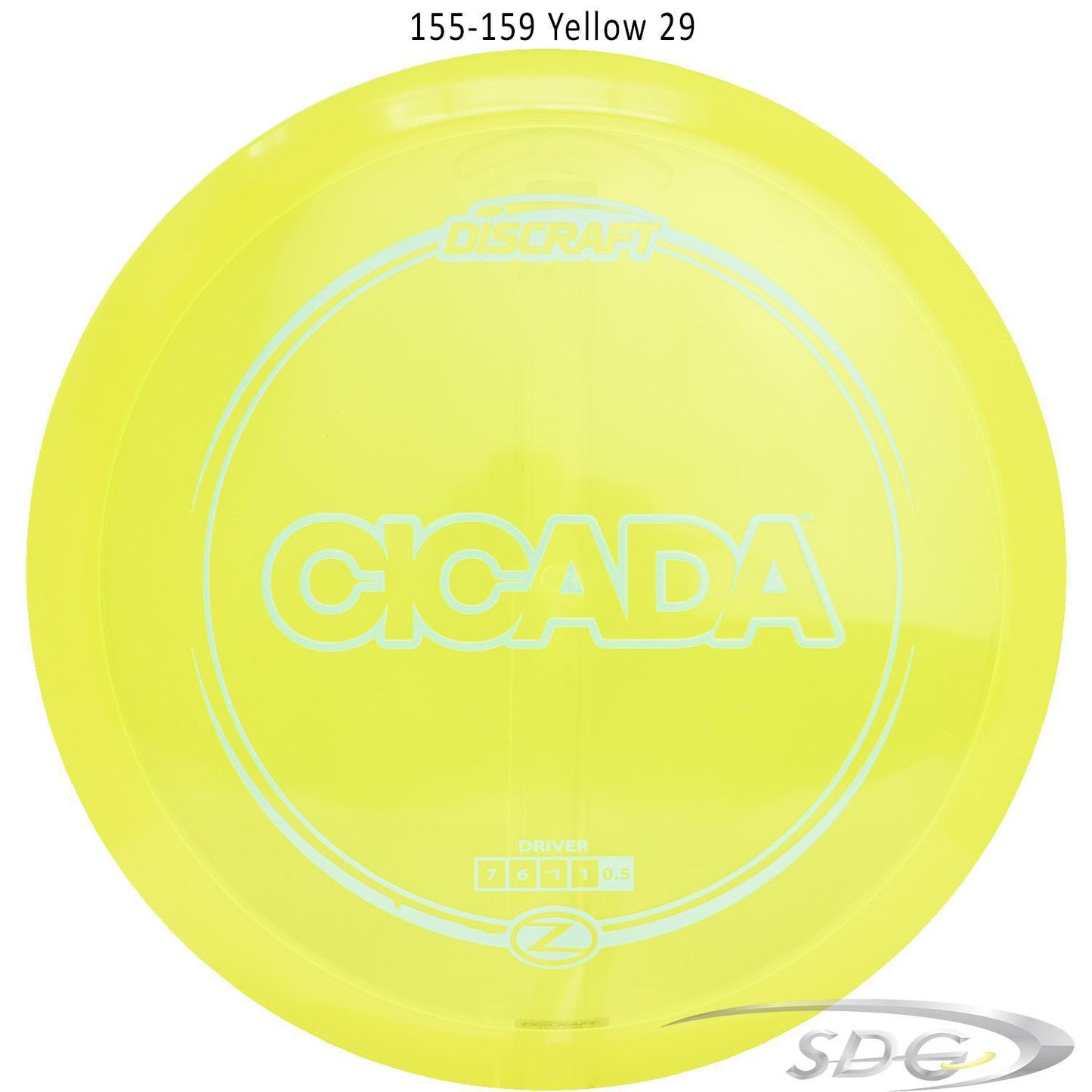 discraft-z-line-cicada-disc-golf-fairway-driver 155-159 Yellow 29