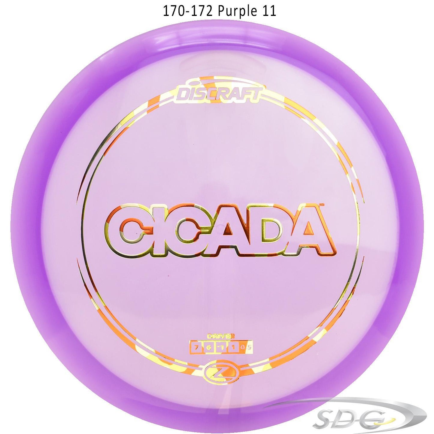 discraft-z-line-cicada-disc-golf-fairway-driver 170-172 Purple 11