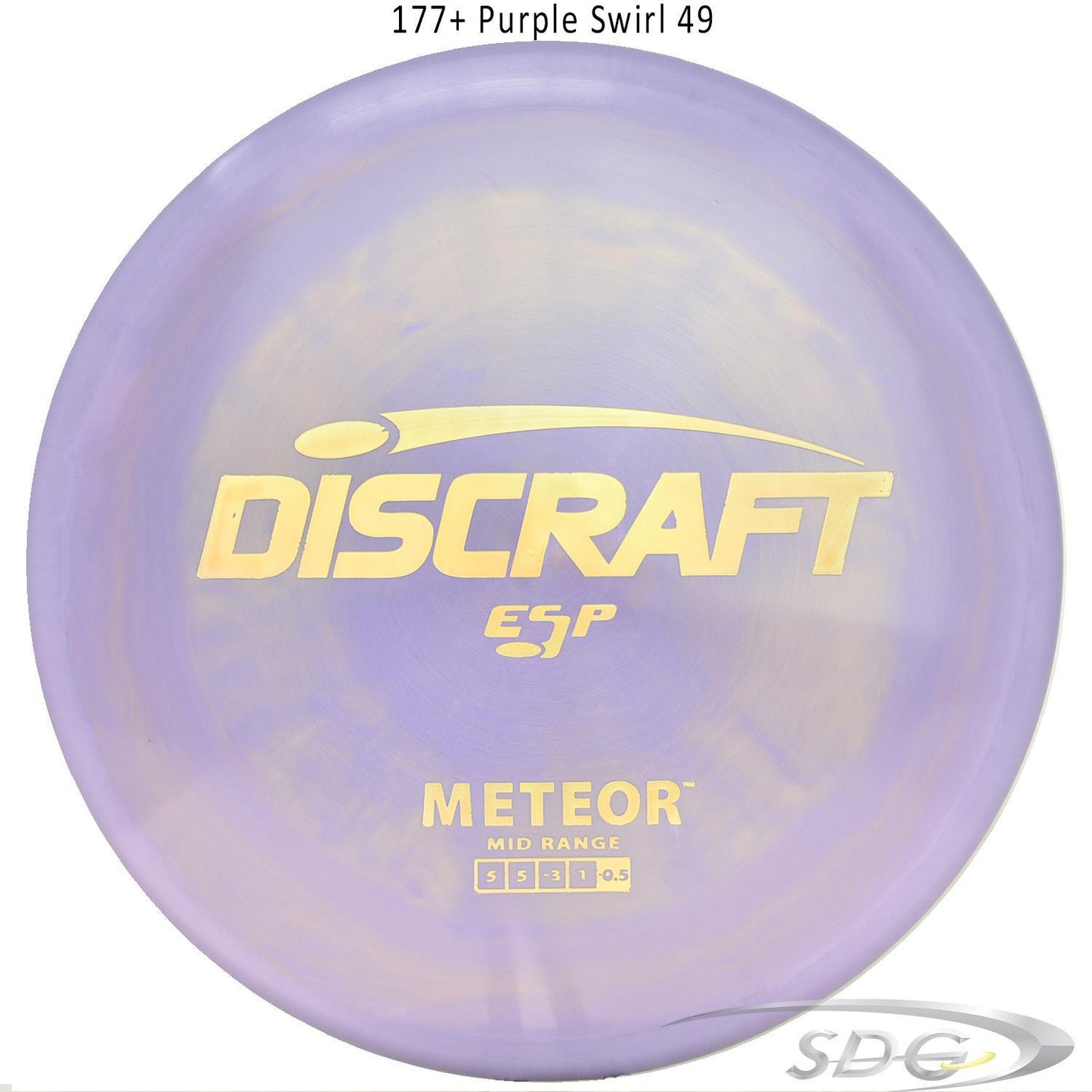 discraft-esp-meteor-disc-golf-mid-range 177+ Purple Swirl 49