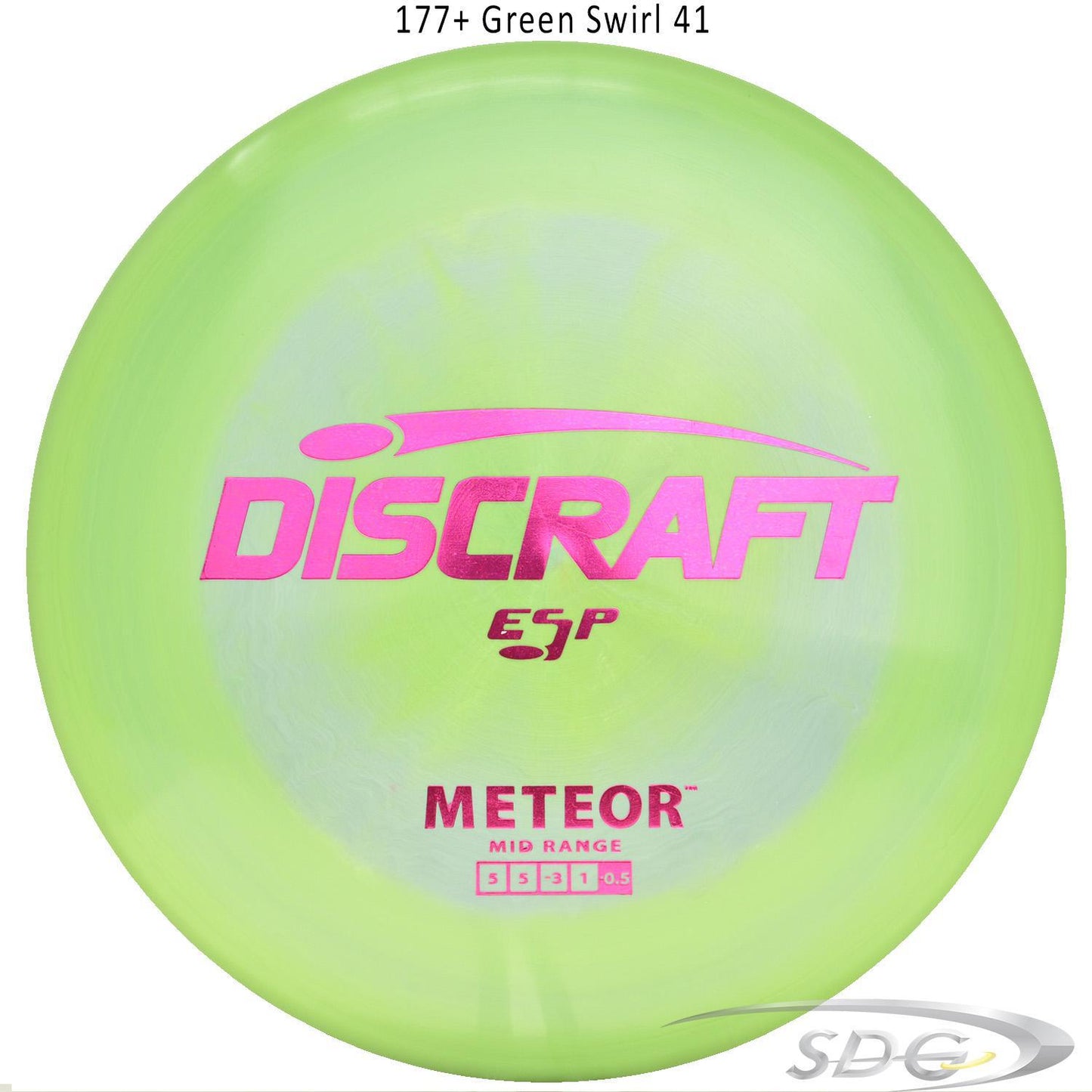 discraft-esp-meteor-disc-golf-mid-range 177+ Green Swirl 41