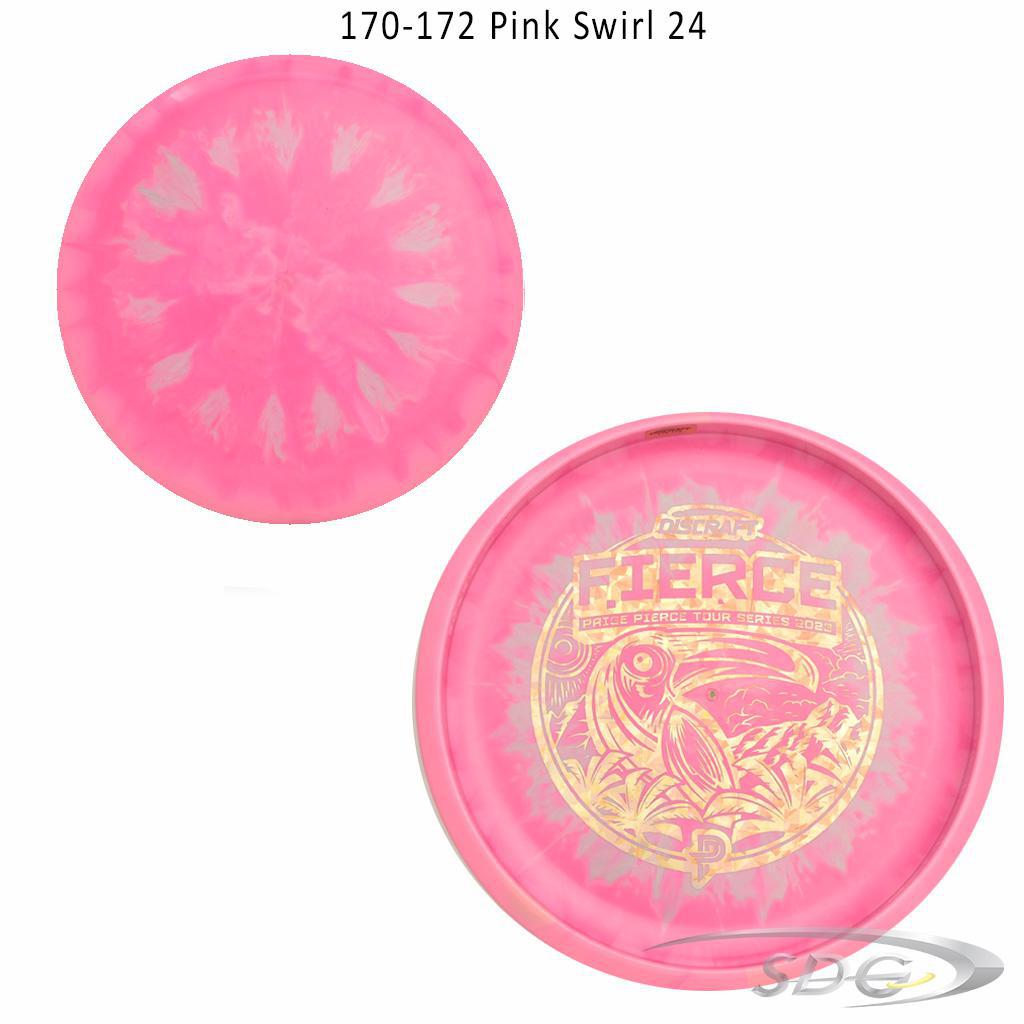 discraft-esp-fierce-bottom-stamp-2023-paige-pierce-tour-series-disc-golf-putter 170-172 Pink Swirl 24