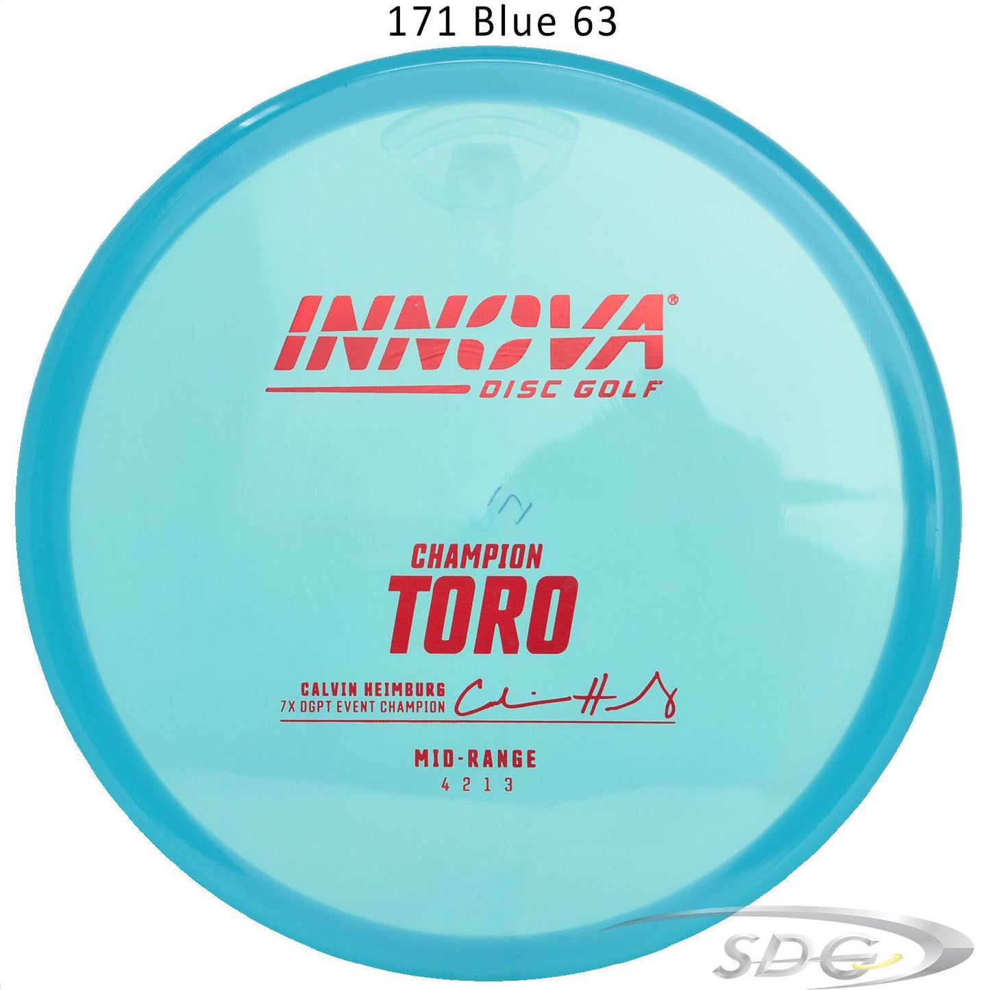 innova-champion-toro-calvin-heimburg-signature-disc-golf-mid-range 171 Blue 63 