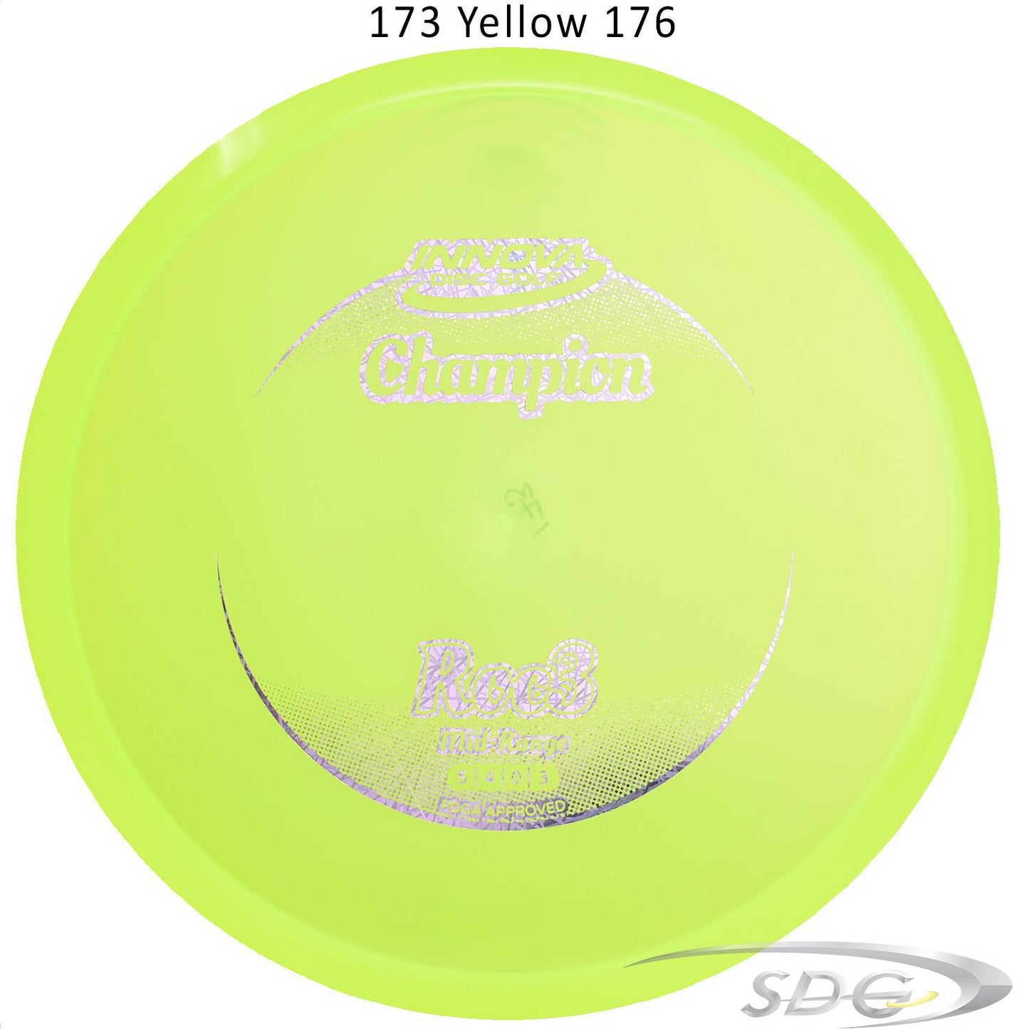 innova-champion-roc3-disc-golf-mid-range 173 Yellow 176 
