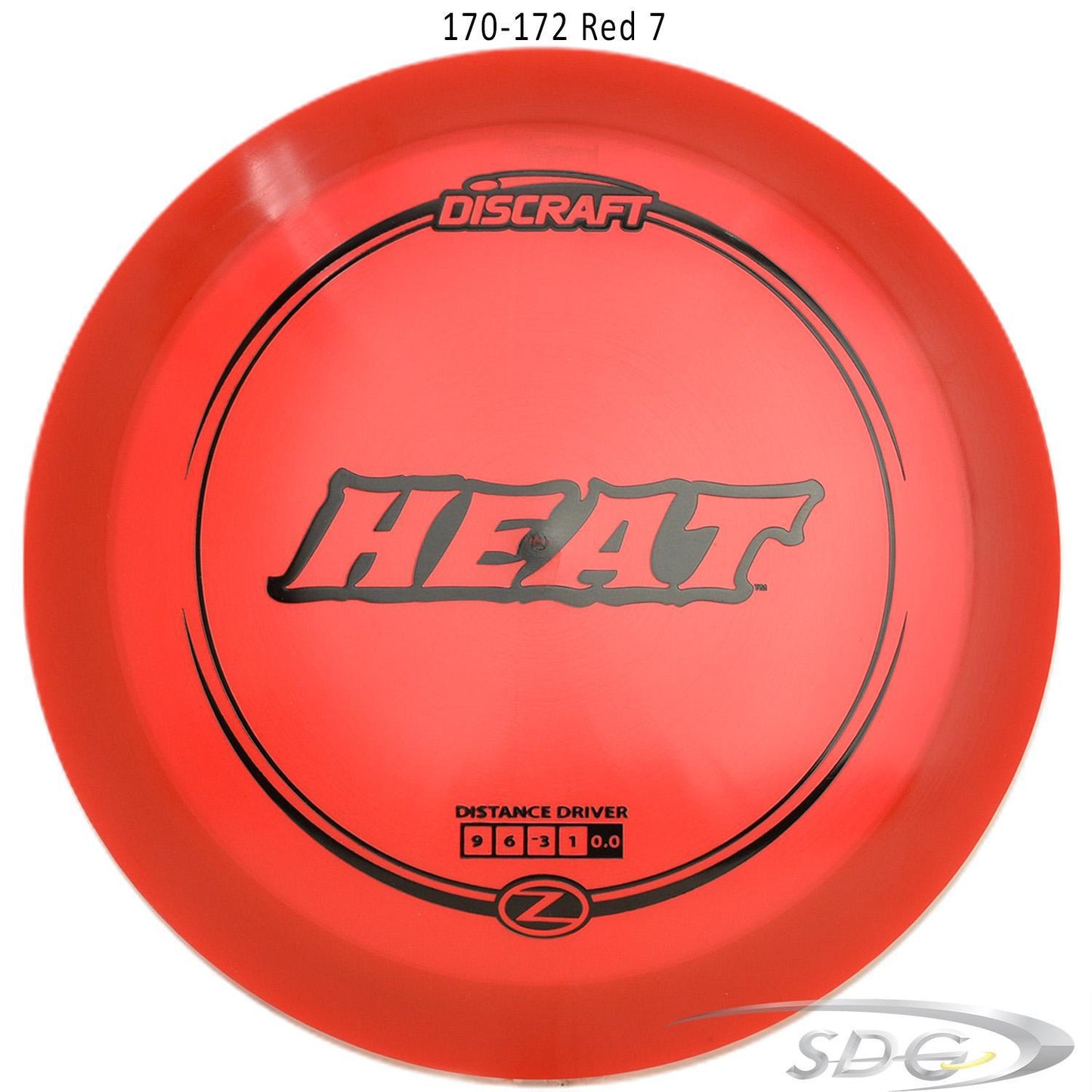 discraft-z-line-heat-disc-golf-distance-driver 170-172 Red 7