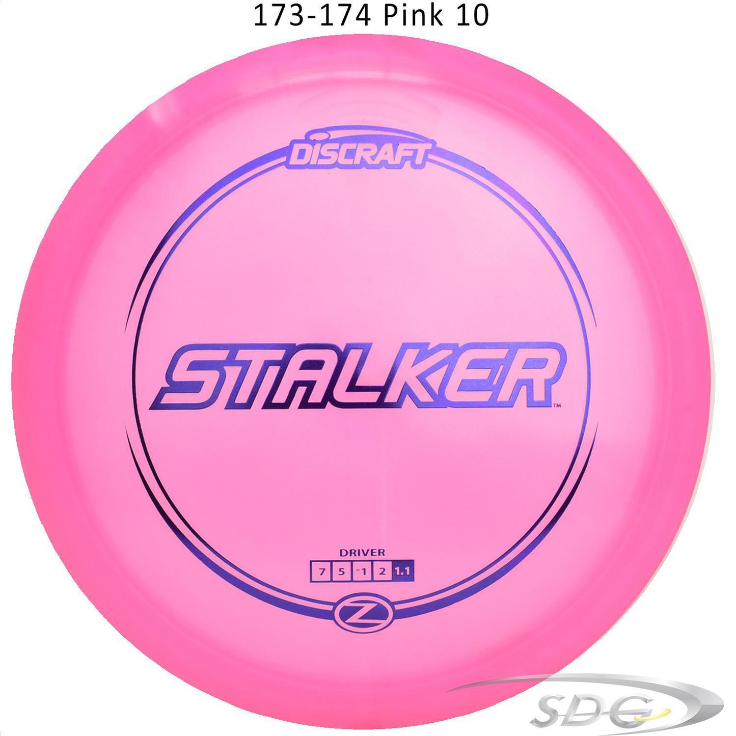 discraft-z-line-stalker-disc-golf-fairway-driver 173-174 Pink 10