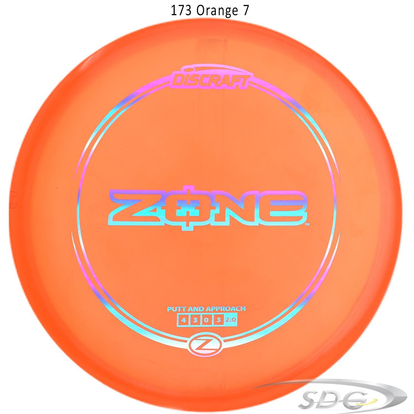 discraft-z-line-zone-disc-golf-putter 173 Orange 7