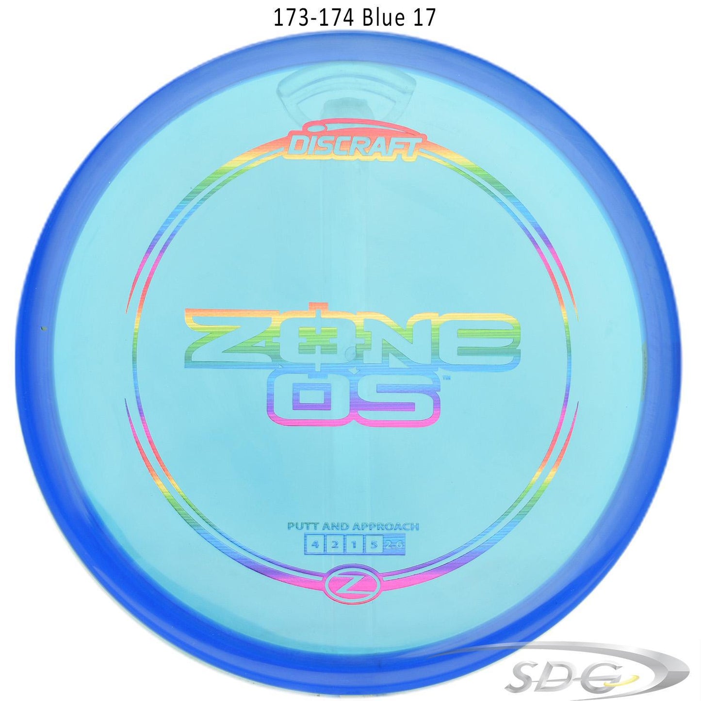 discraft-z-line-zone-os-disc-golf-putter 173-174 Blue 17
