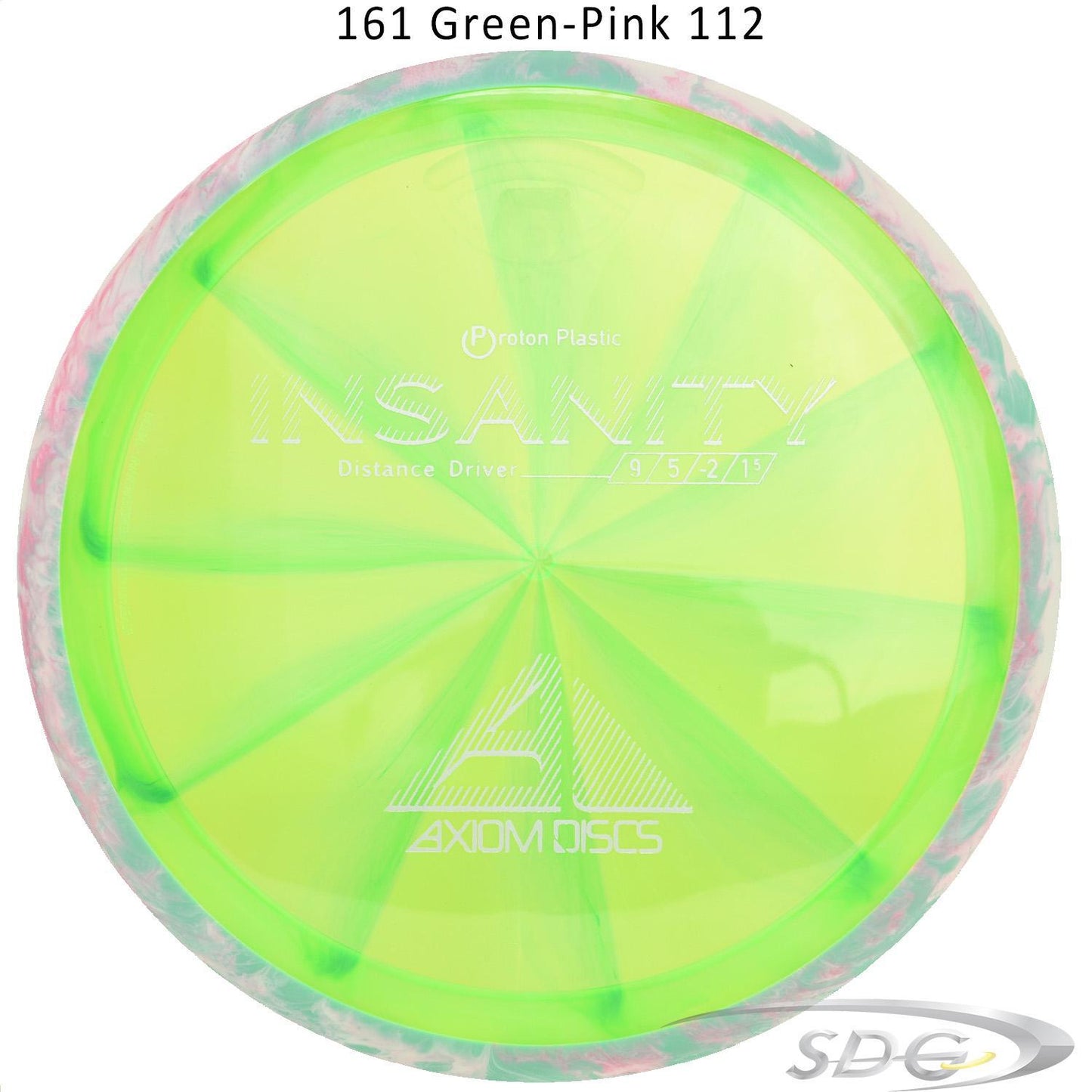 axiom-proton-insanity-disc-golf-distance-driver 161 Green-Pink 112