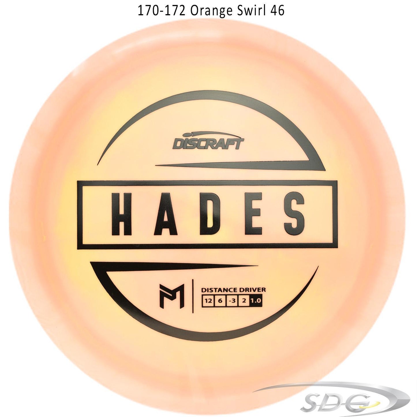 discraft-esp-hades-paul-mcbeth-signature-series-disc-golf-distance-driver 170-172 Orange Swirl 46