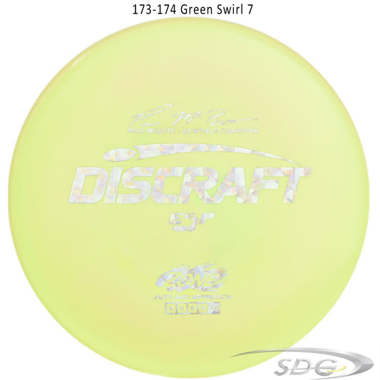 discraft-esp-zone-6x-paul-mcbeth-signature-series-disc-golf-putter 173-174 Green Swirl 7