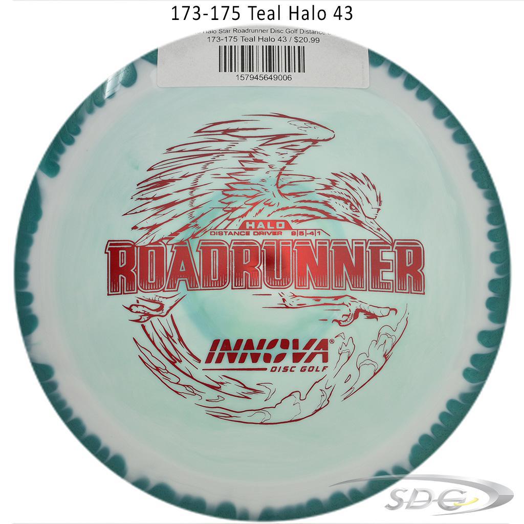 innova-halo-star-roadrunner-disc-golf-distance-driver 173-175 Teal Halo 43 