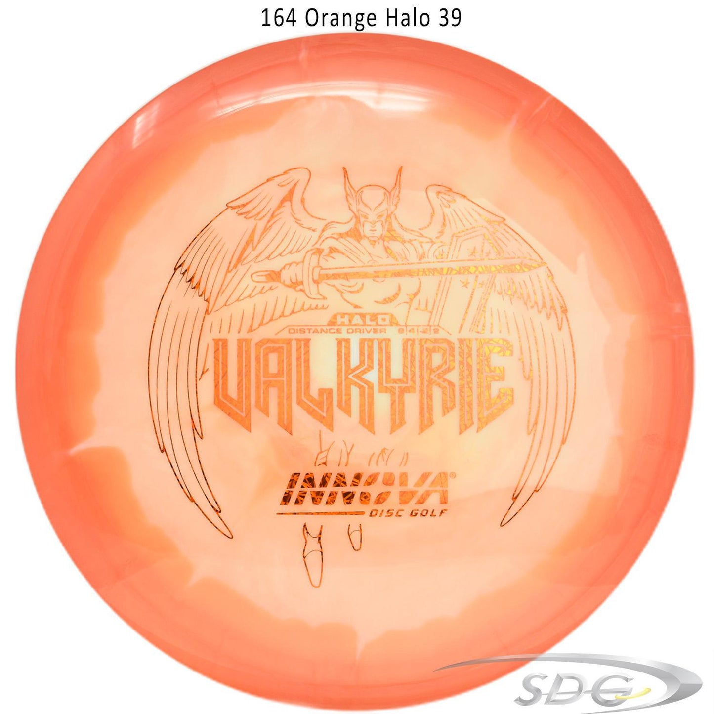 innova-halo-star-valkyrie-disc-golf-distance-driver 164 Orange Halo 39 