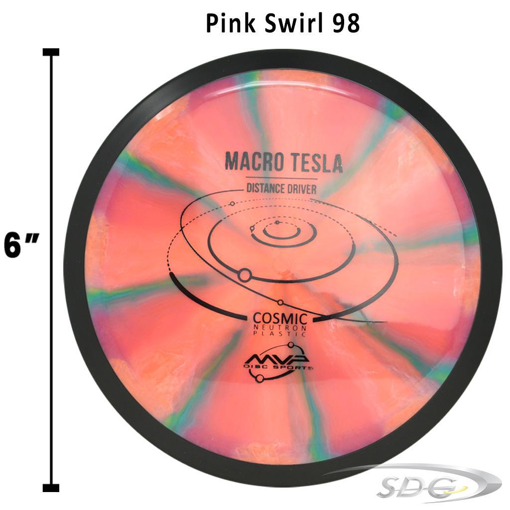 mvp-cosmic-neutron-tesla-macro-disc-golf-mini-marker Yellow Swirl 97 