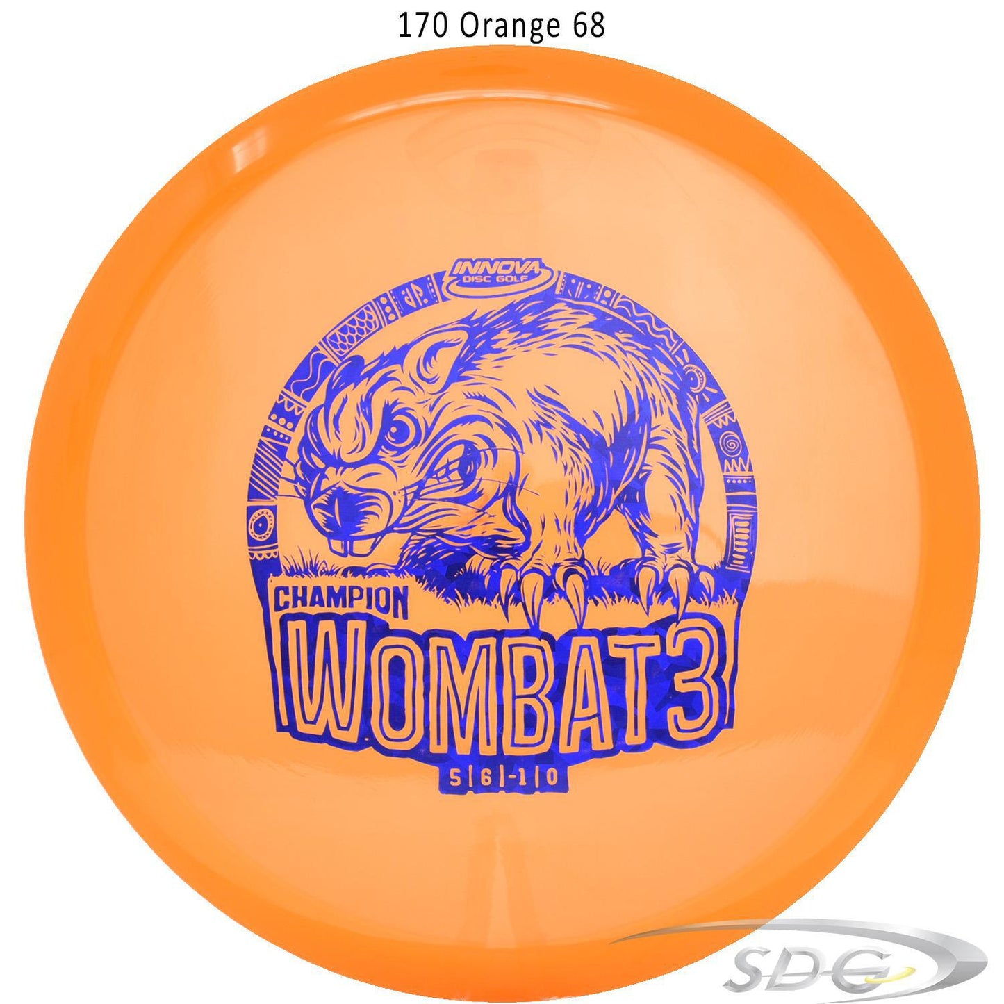 innova-champion-wombat3-disc-golf-mid-range 170 Orange 68 