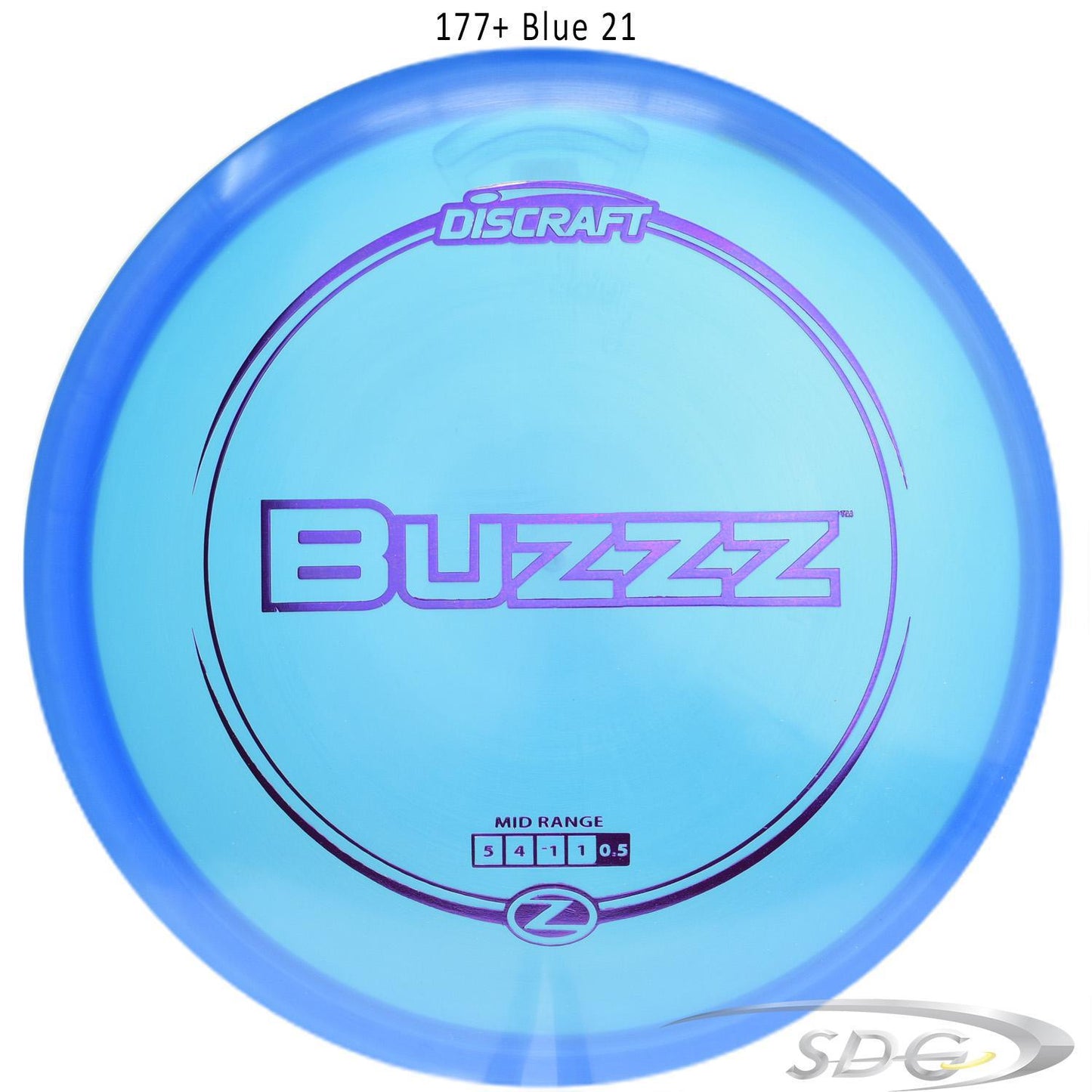 discraft-z-line-buzzz-disc-golf-mid-range 177+ Blue 21