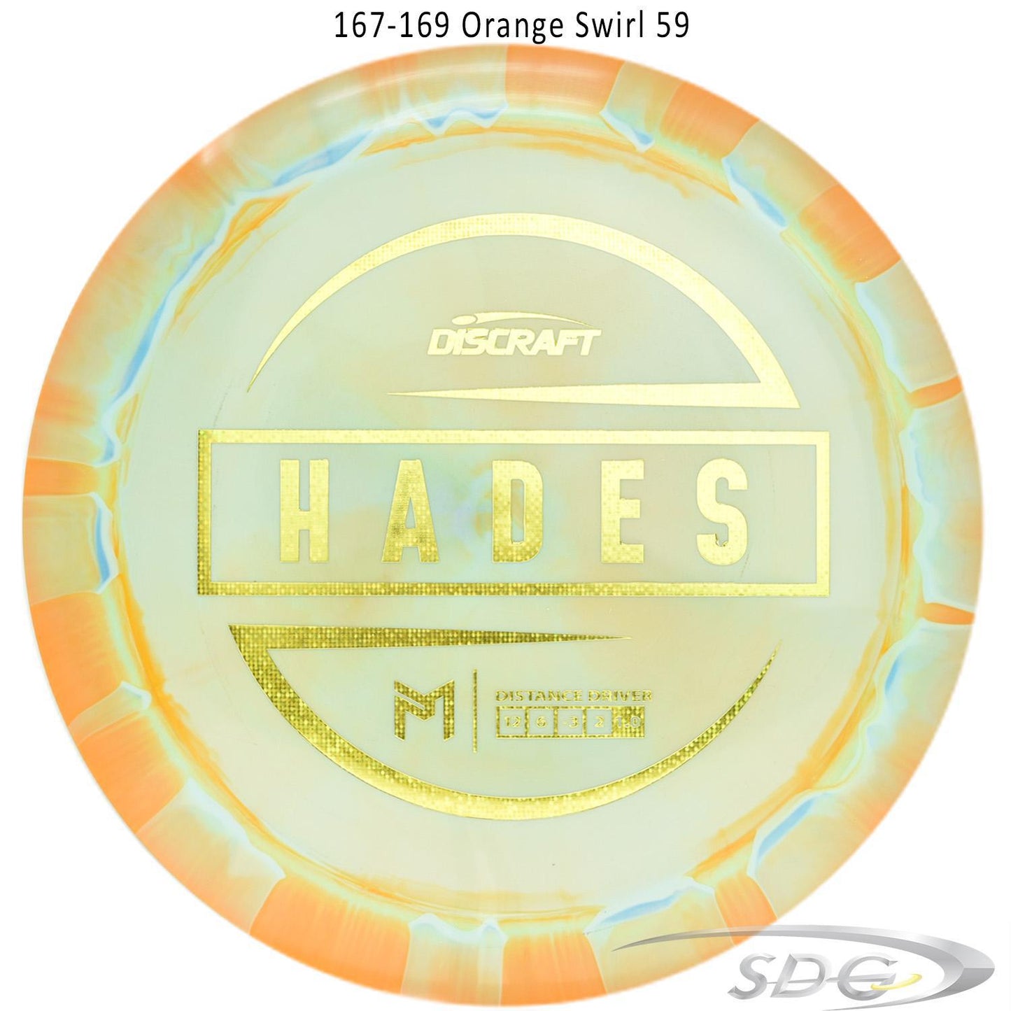discraft-esp-hades-paul-mcbeth-signature-series-disc-golf-distance-driver 167-169 Orange Swirl 59