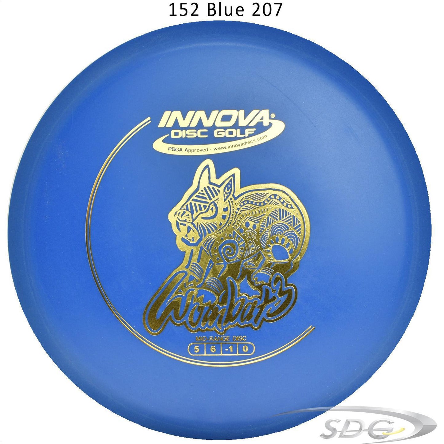 innova-dx-wombat3-disc-golf-mid-range 152 Blue 207 