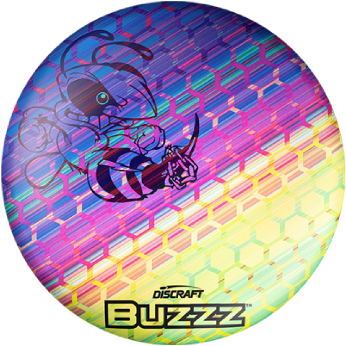 Discraft ESP Buzzz Multi-Black Full-Foil SuperColor Honeycomb