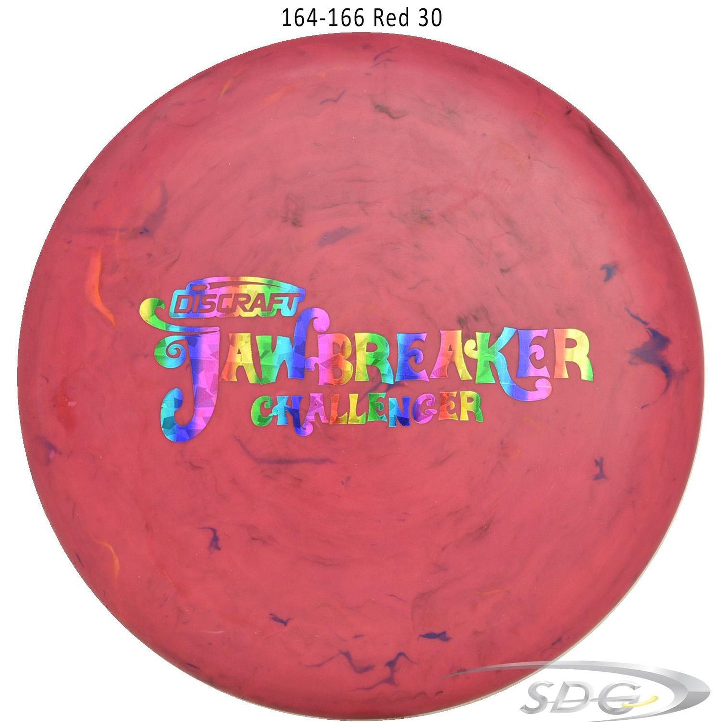 discraft-jawbreaker-challenger-disc-golf-putter 164-166 Red 30