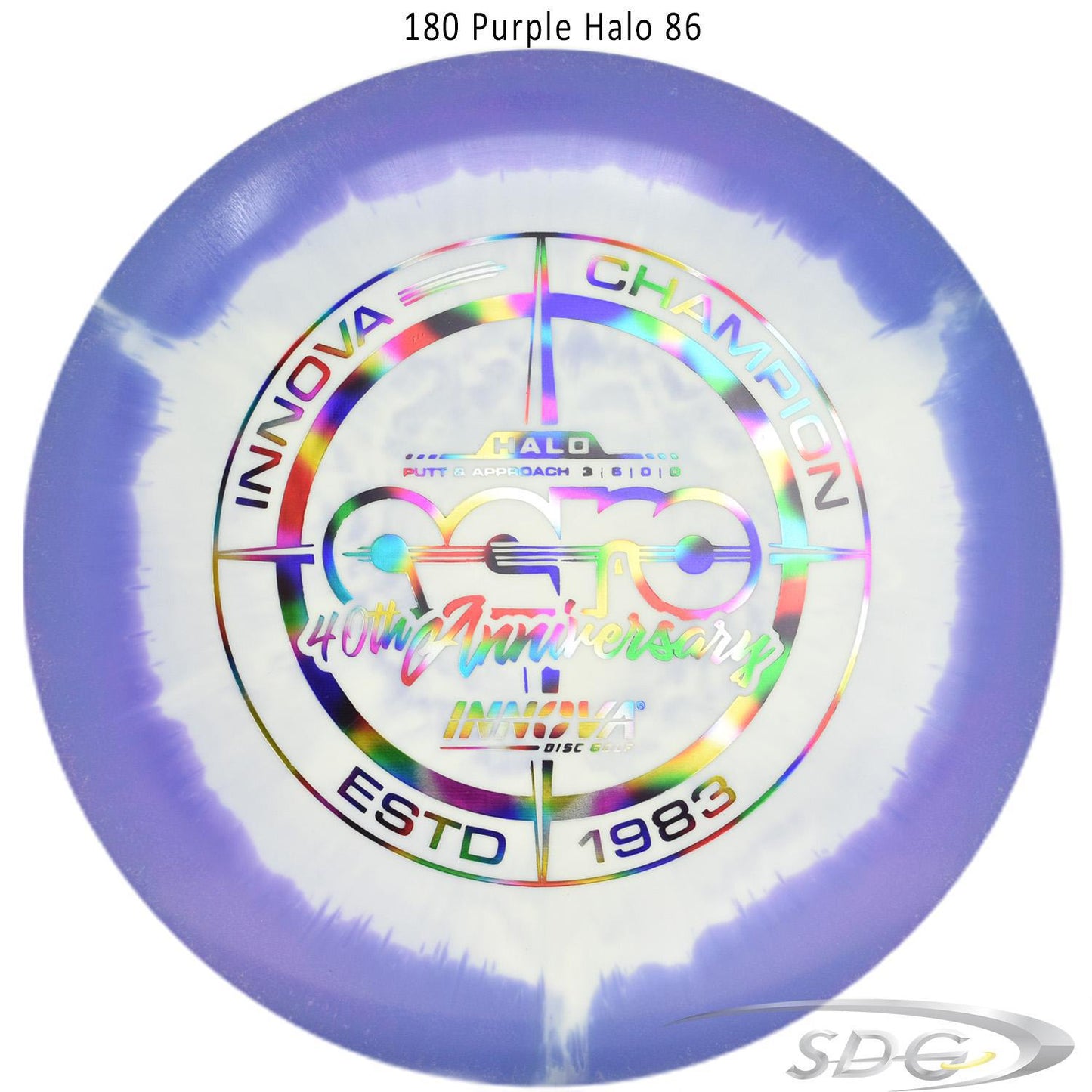 innova-halo-star-aero-40th-anniversary-le-disc-golf-putter 180 Purple Halo 86 
