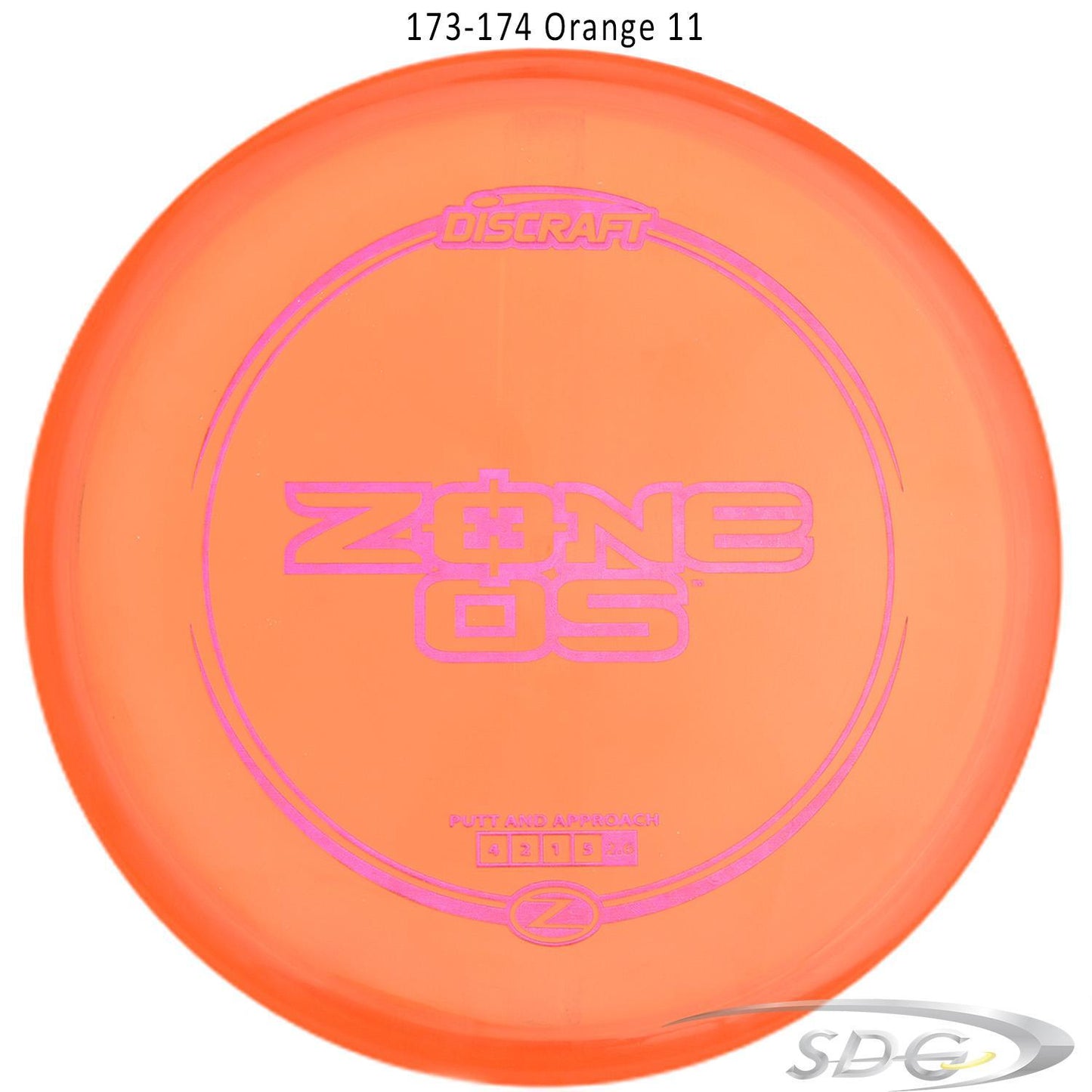 discraft-z-line-zone-os-disc-golf-putter 173-174 Orange 11