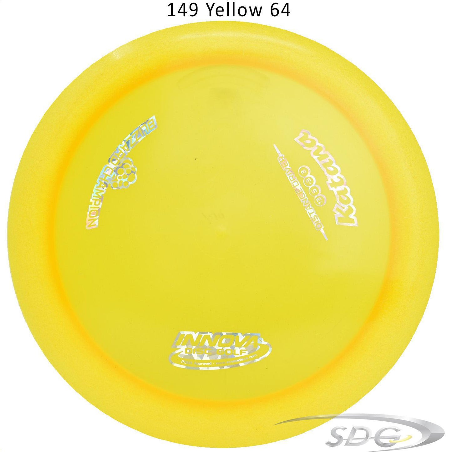 innova-blizzard-champion-katana-disc-golf-distance-driver 149 Yellow 64
