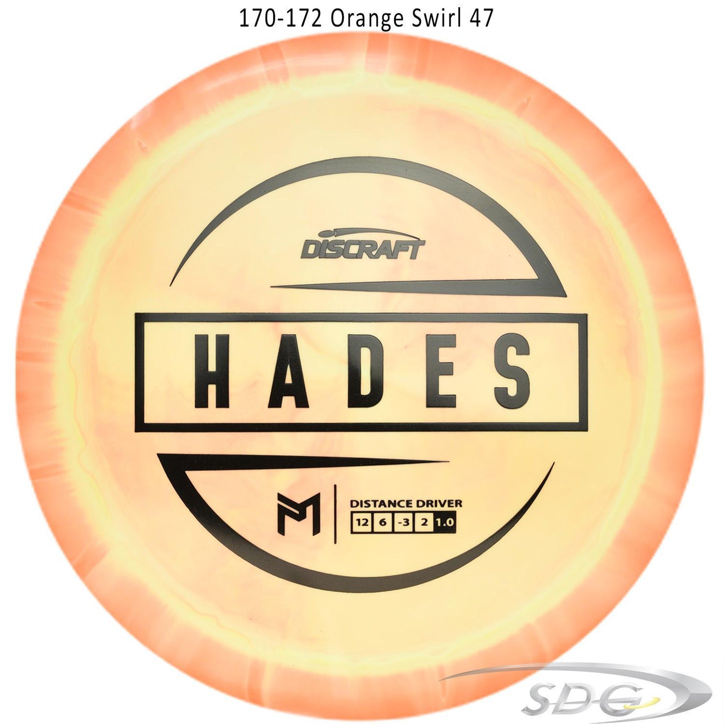 discraft-esp-hades-paul-mcbeth-signature-series-disc-golf-distance-driver 170-172 Orange Swirl 47
