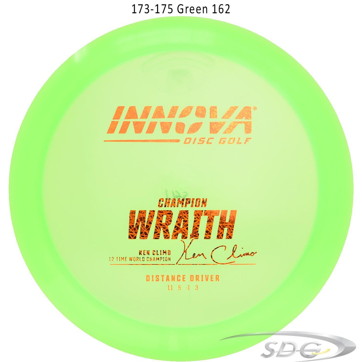 innova-champion-wraith-disc-golf-distance-driver 173-175 Green 162 