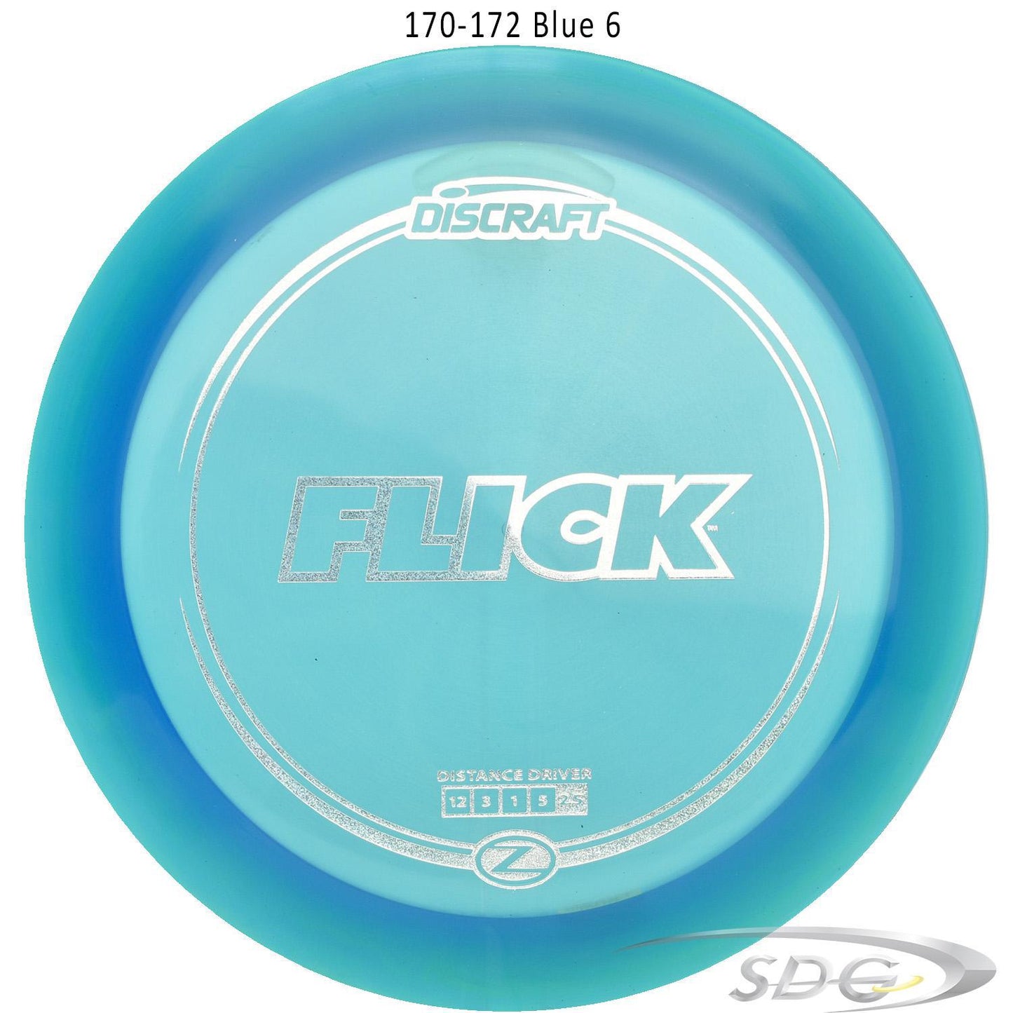 discraft-z-line-flick-disc-golf-distance-driver 170-172 Blue 6