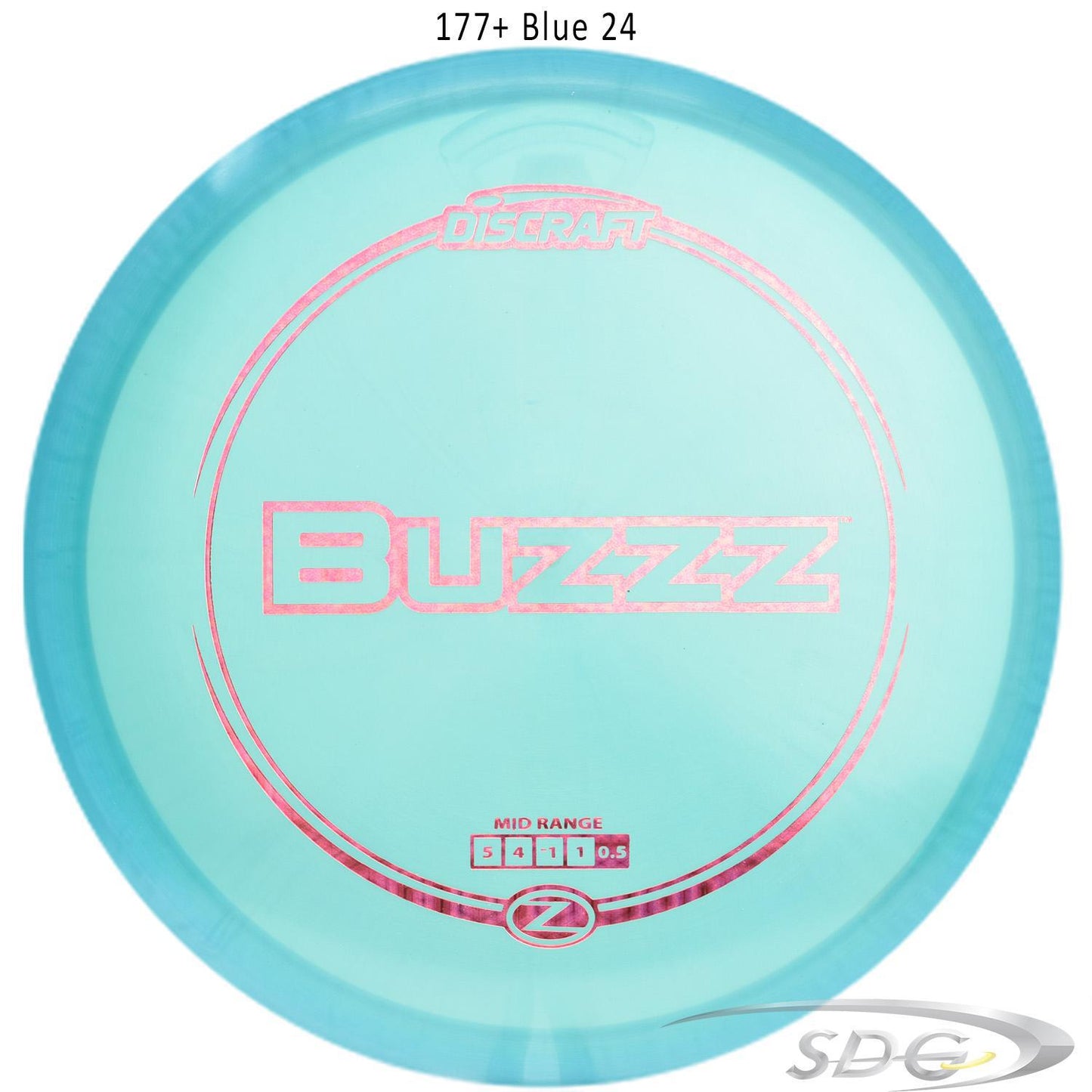 discraft-z-line-buzzz-disc-golf-mid-range 177+ Blue 24