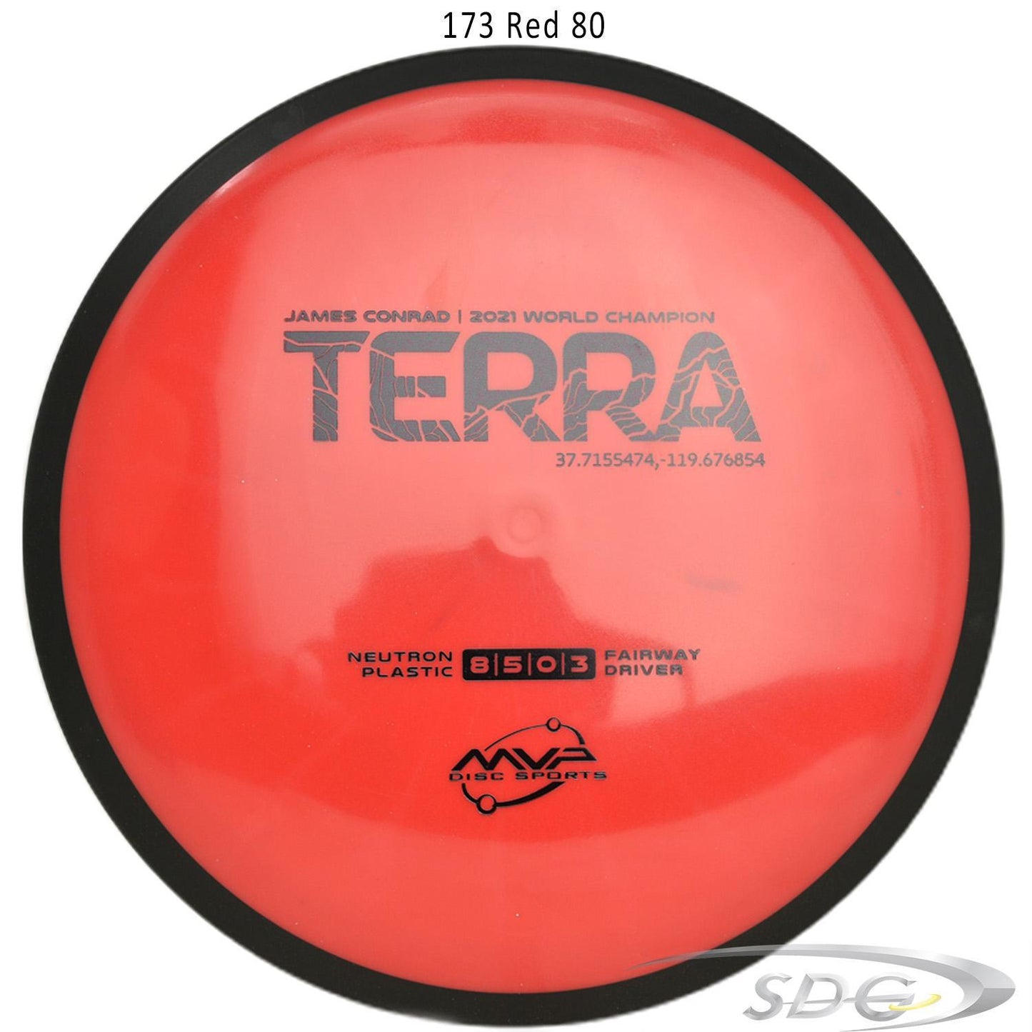 mvp-neutron-terra-2022-james-conrad-disc-golf-fairway-driver 173 Red 80 