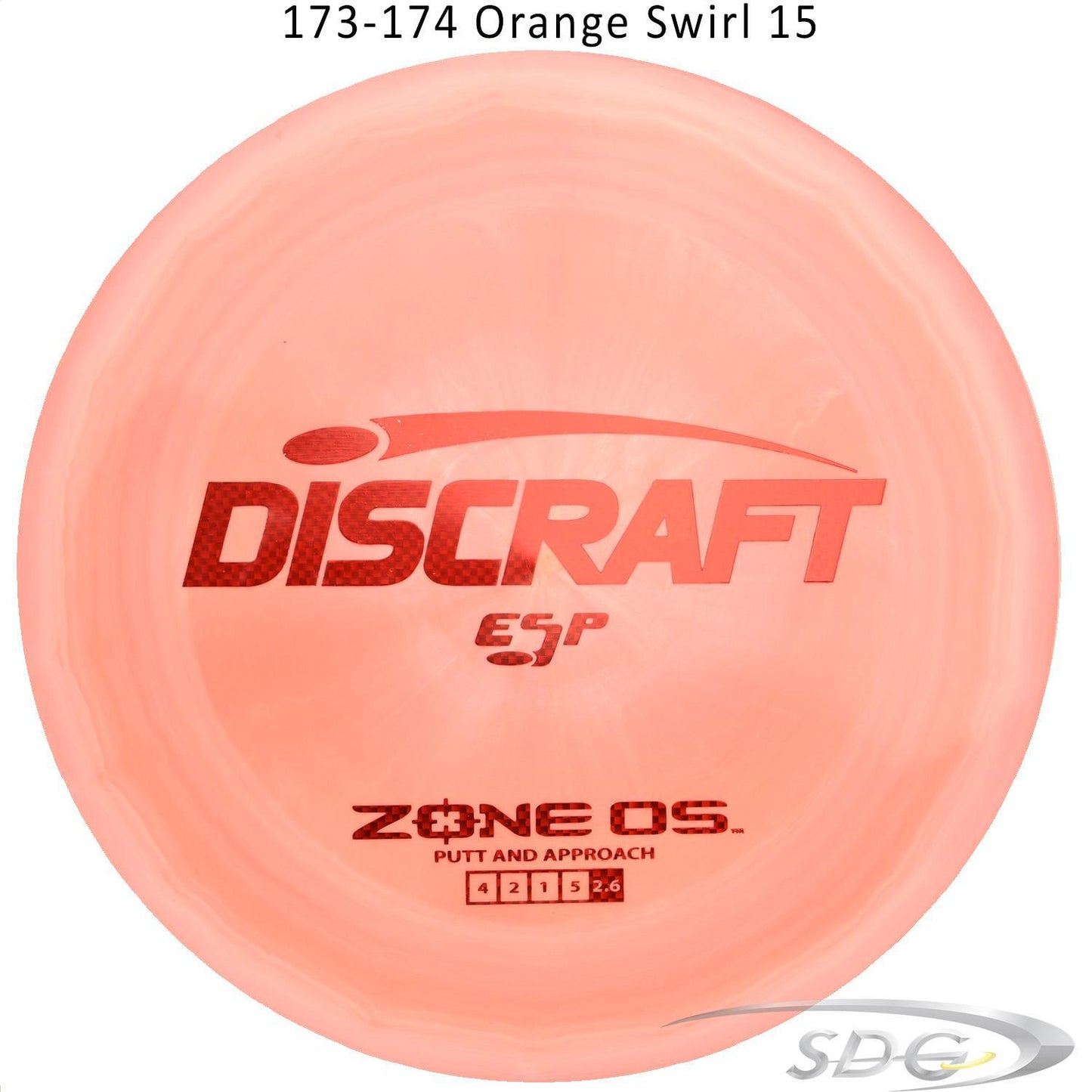 discraft-esp-zone-os-disc-golf-putter 173-174 Orange Swirl 15