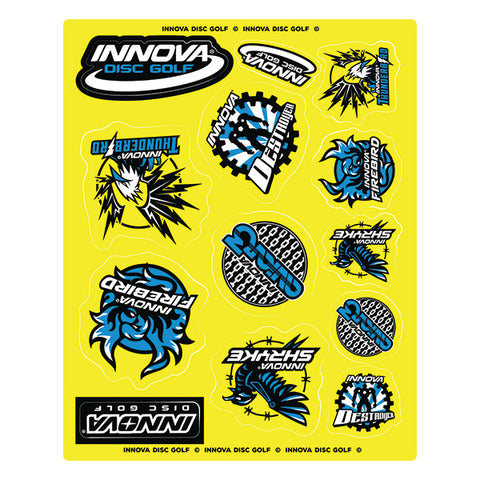 Innova Icon Sticker Sheet Disc Golf Accessories