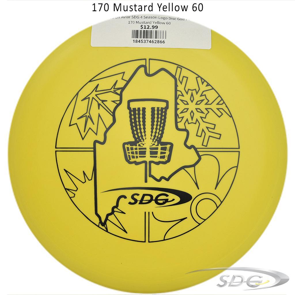 innova-dx-aviar-sdg-4-season-logo-disc-golf-putter 170 Mustard Yellow 60 