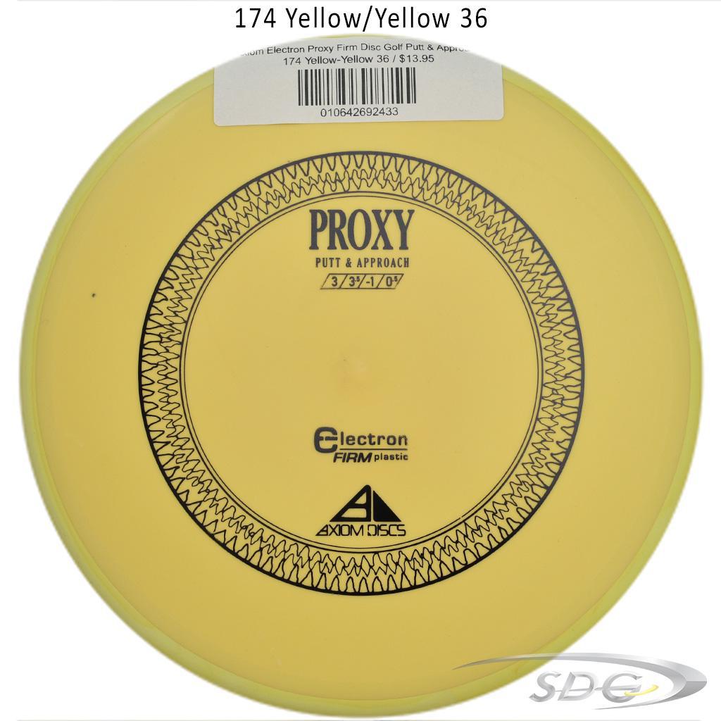 axiom-electron-proxy-firm-disc-golf-putt-approach 174 Yellow-Yellow 36