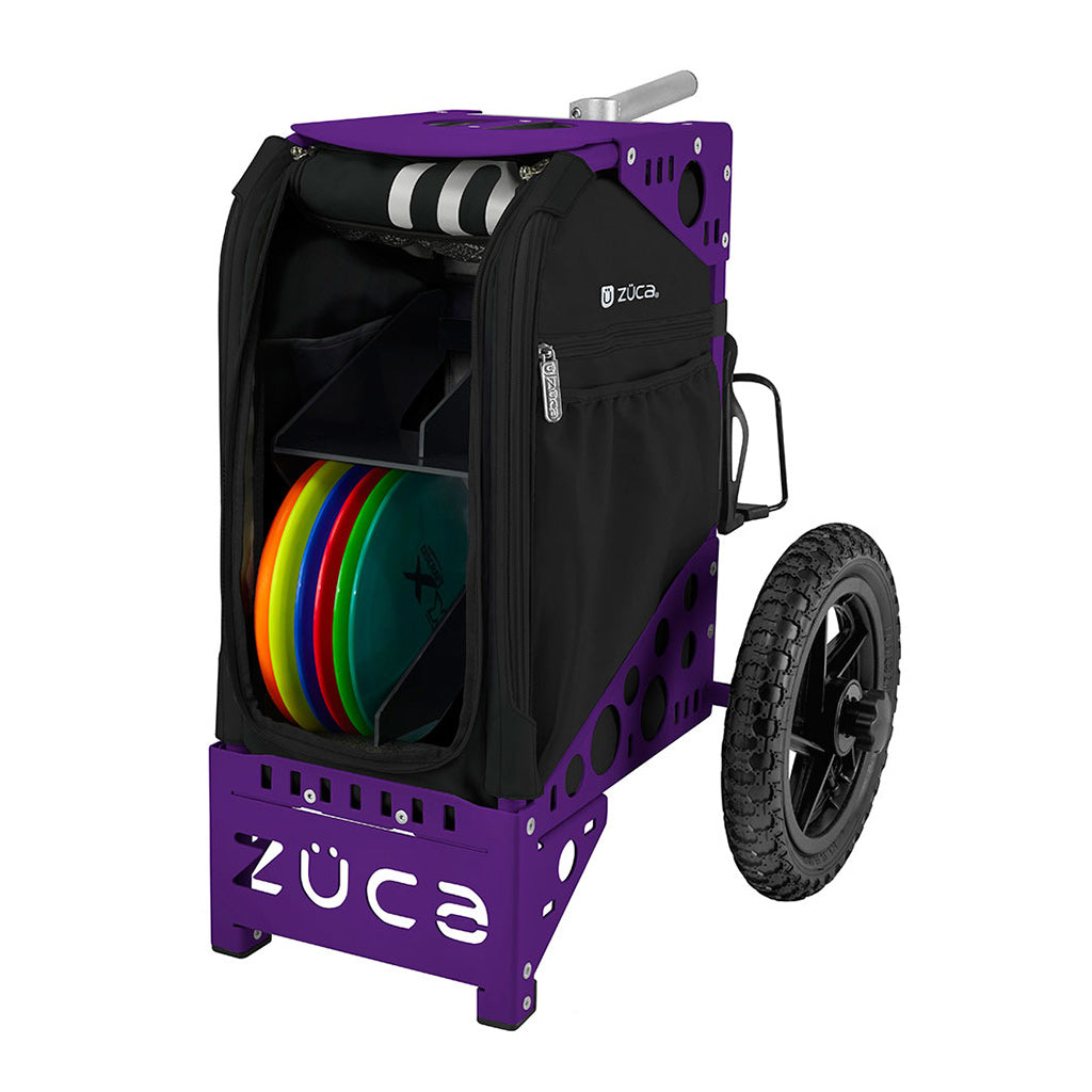 zuca-all-terrain-disc-golf-cart Onyx-Purple* 