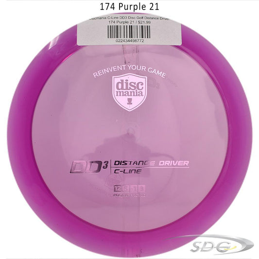 discmania-c-line-dd3-disc-golf-distance-driver 174 Purple 21 