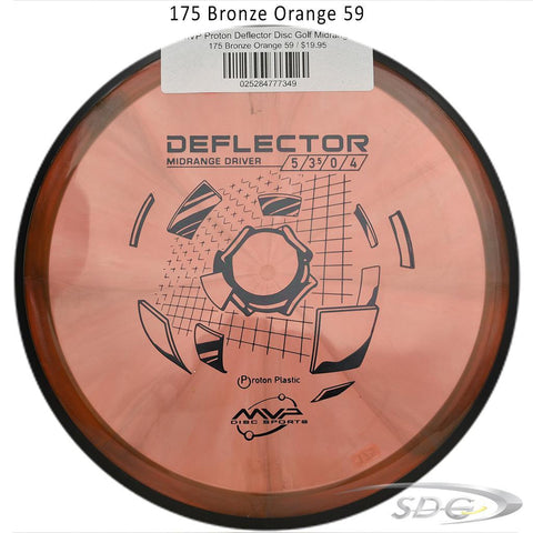 MVP Proton Deflector Disc Golf Midrange