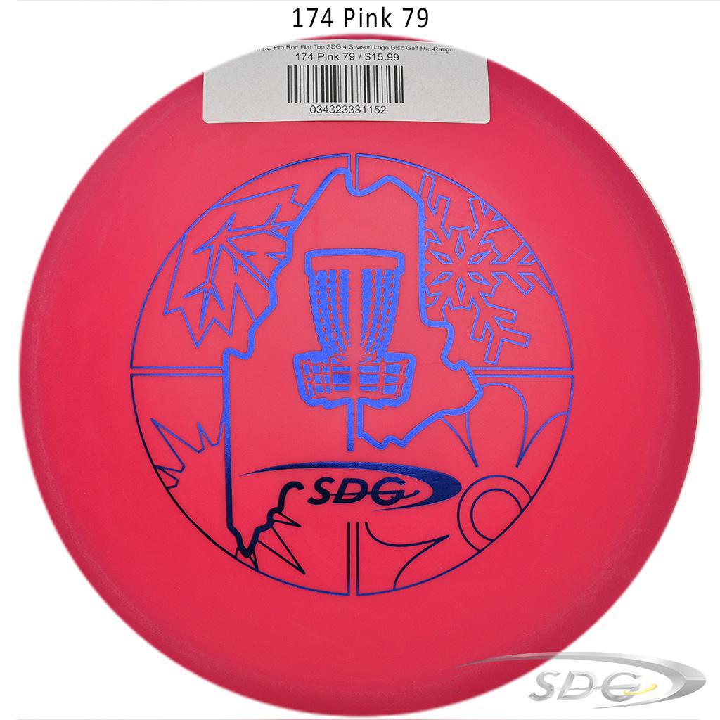 innova-kc-pro-roc-flat-top-sdg-4-season-logo-disc-golf-mid-range 174 Pink 79 