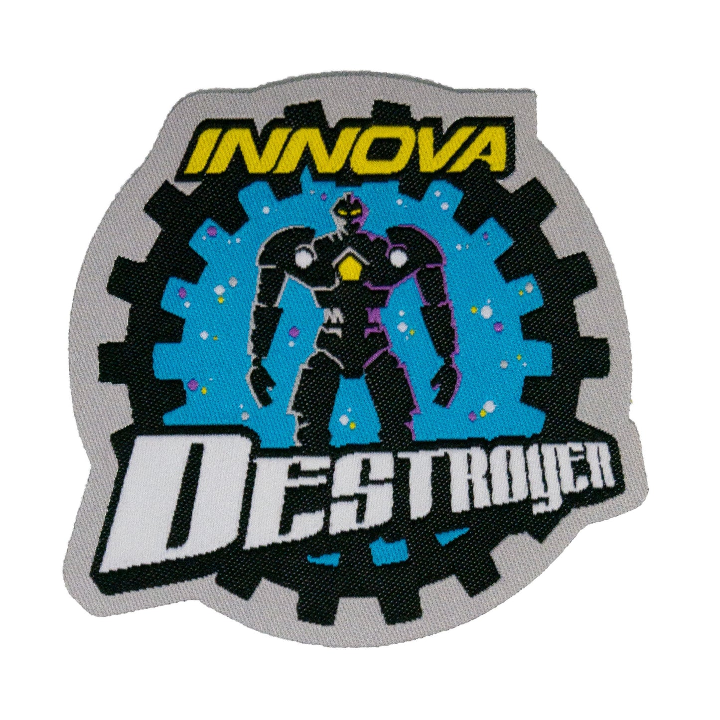 innova-iron-on-patch-disc-golf-accessories Destroyer Yellow-White