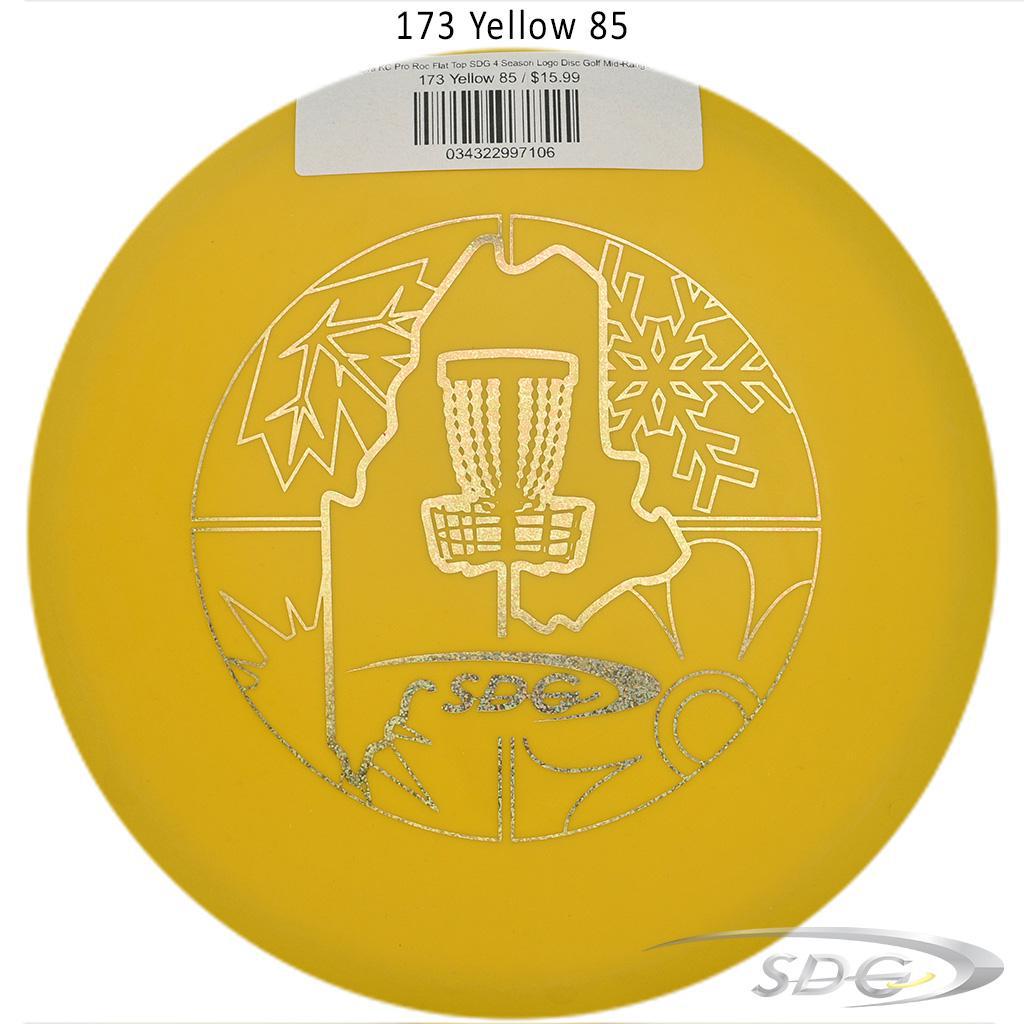 innova-kc-pro-roc-flat-top-sdg-4-season-logo-disc-golf-mid-range 173 Yellow 85 